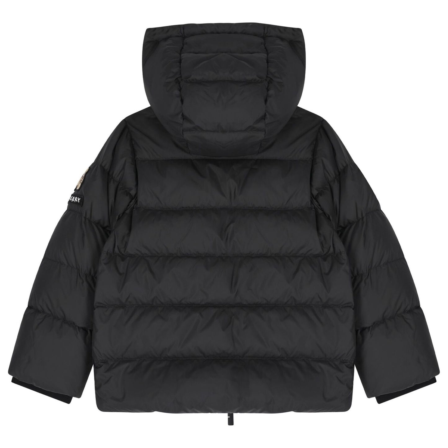 Burb Black Logo Padded Puffer Jacket puffer
