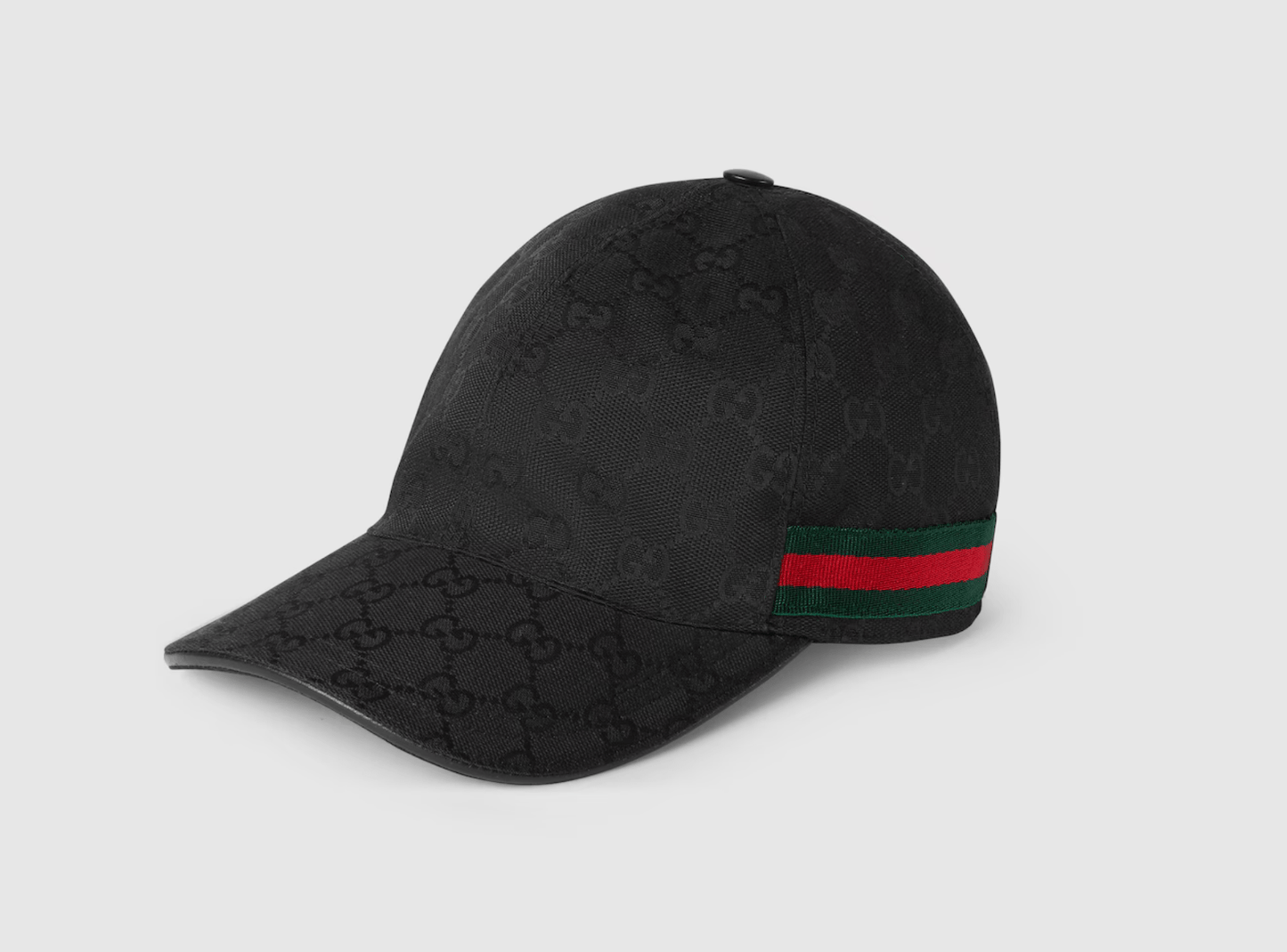 Casquette en toile GG avec détail bande Web