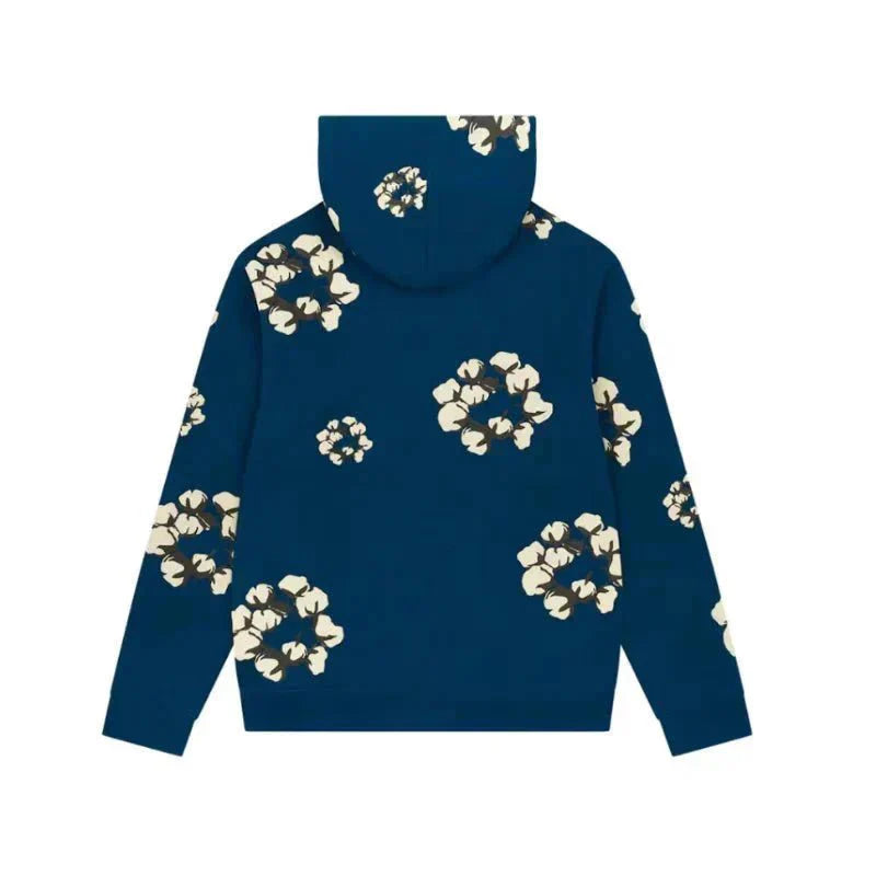 HOODIE CACTUS TEARS WREATH NAVY BLUE