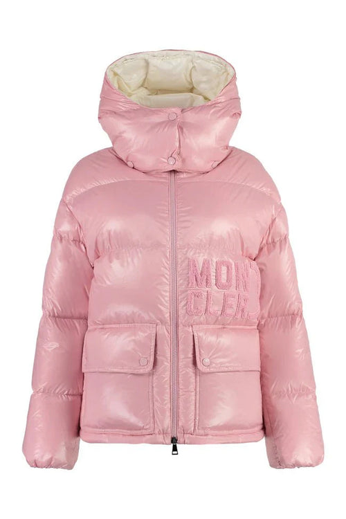 Moncler Abbaye hooded nylon down jacket