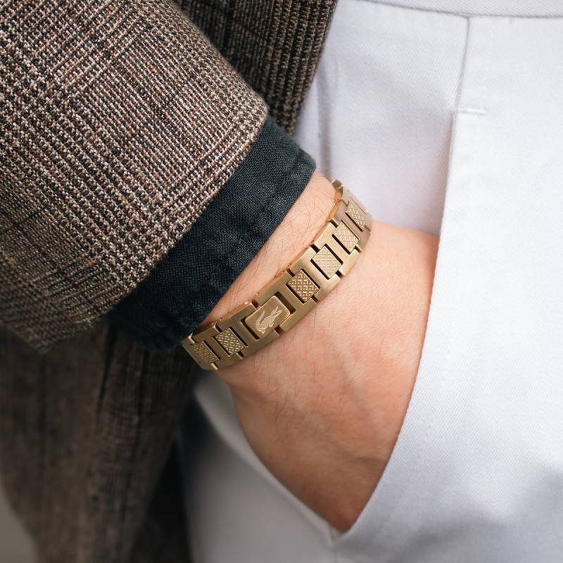 Bracelet Metropole en Acier Or (Couple Set 2 Bracelets)