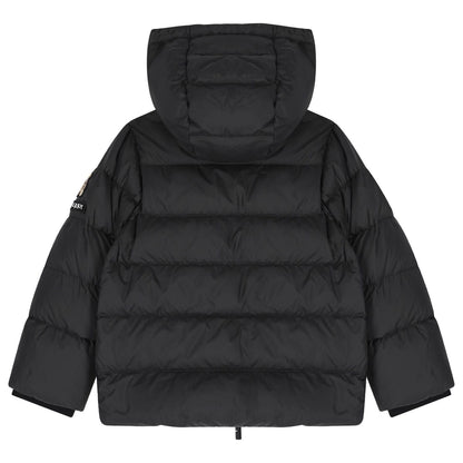 Burb Black Logo Padded Puffer Jacket puffer