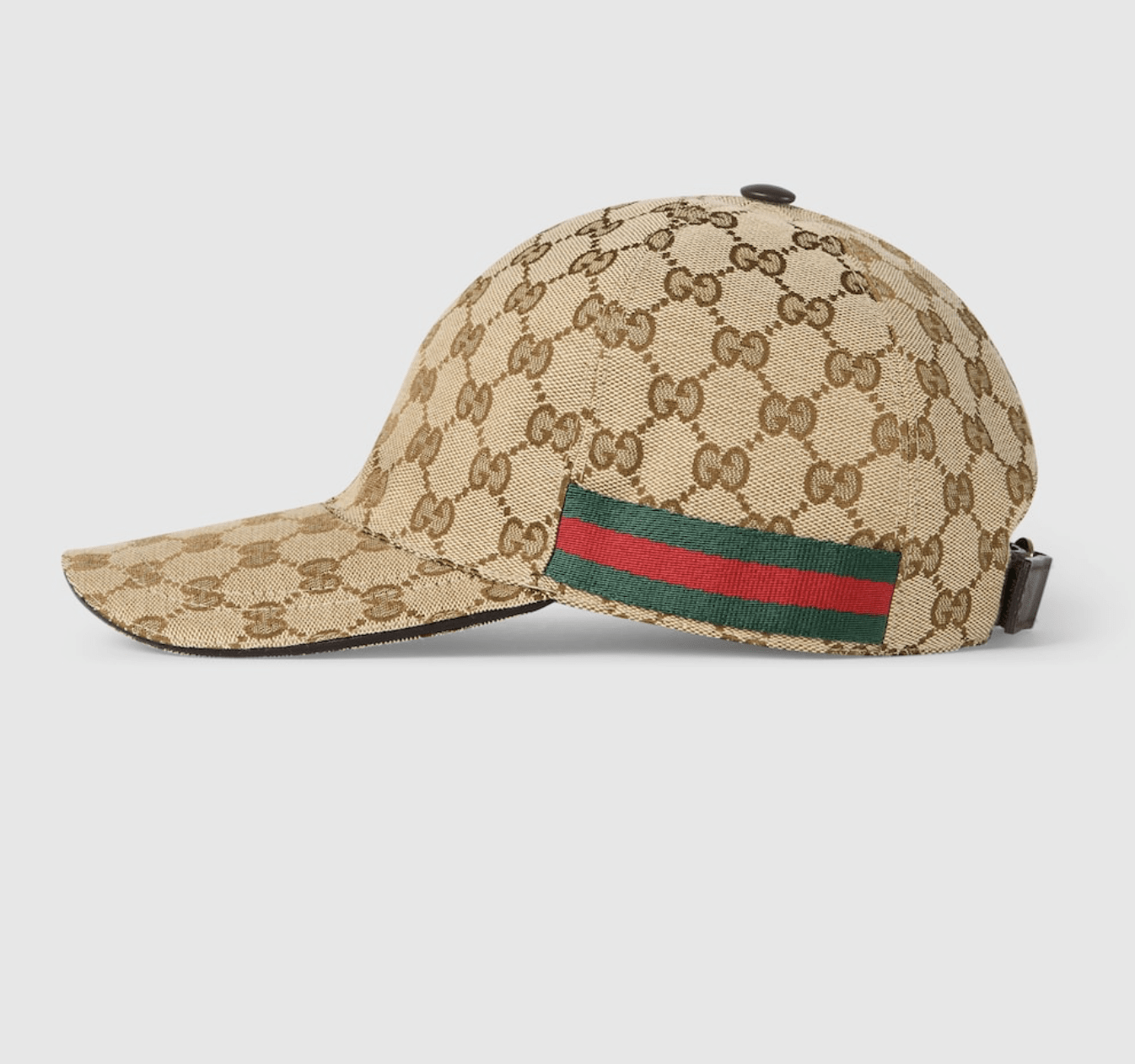 Casquette en toile GG avec détail bande