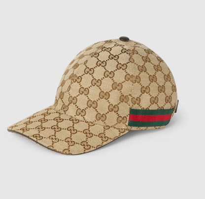 Casquette en toile GG avec détail bande