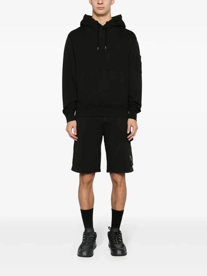 C.P Diagonal Fleece cotton hoodie
