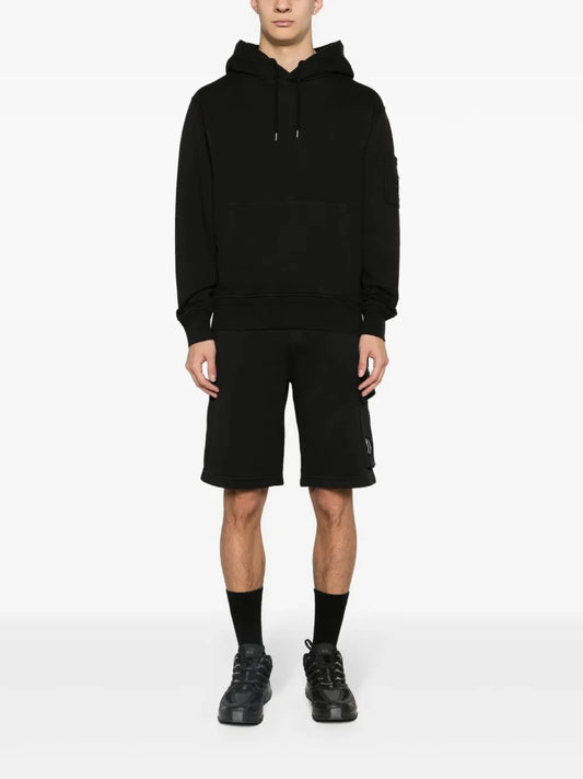 C.P Diagonal Fleece cotton hoodie