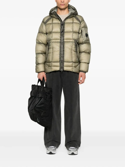 C.P. Lens-detail hooded jacket