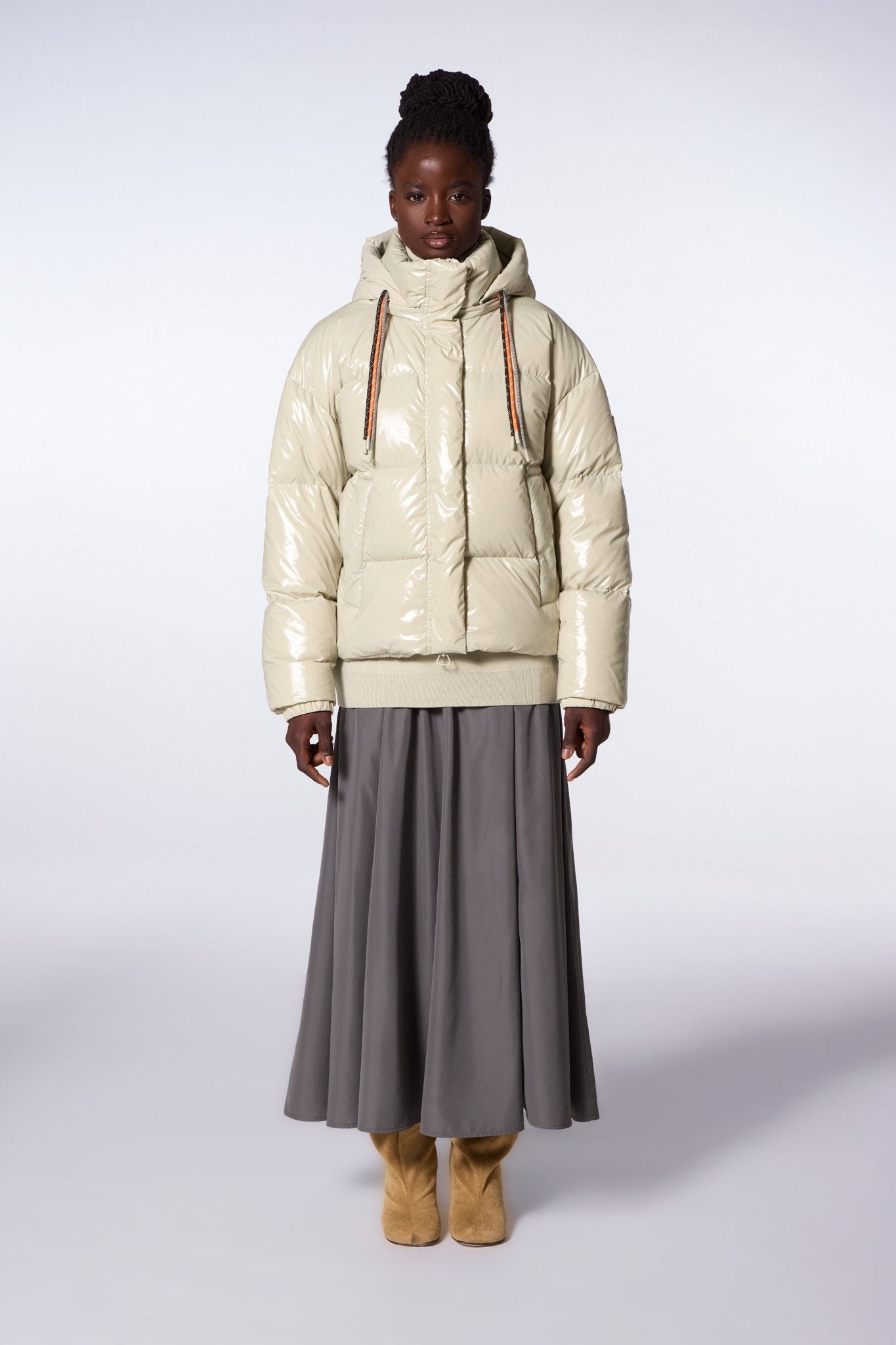 Gertrude Doudoune courte brillante Lili Bright