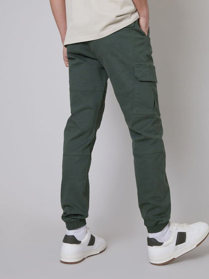 Green Cotton Jogger Style Cargo Trousers (Pack de 3)