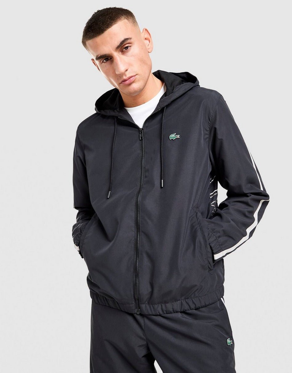 Lacoste Crocodile Woven Hooded Tracksuit