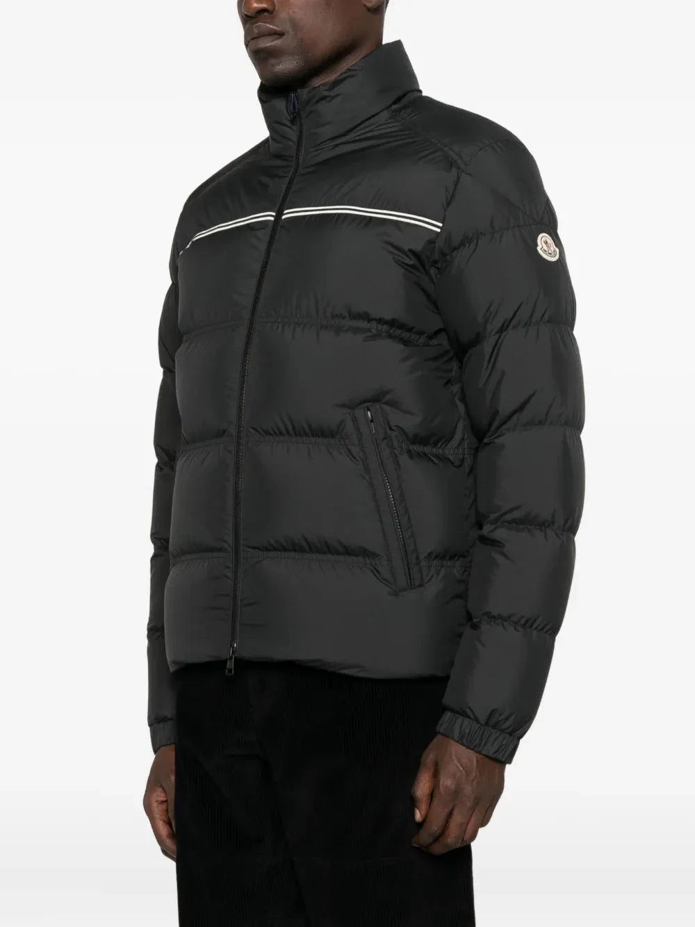 Moncler logo-patch padded jacket