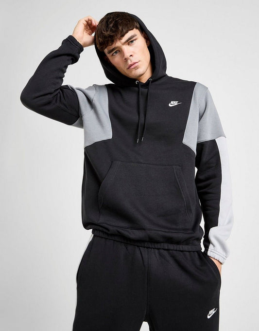 Nike Club Fleece Colour Block Hoodie