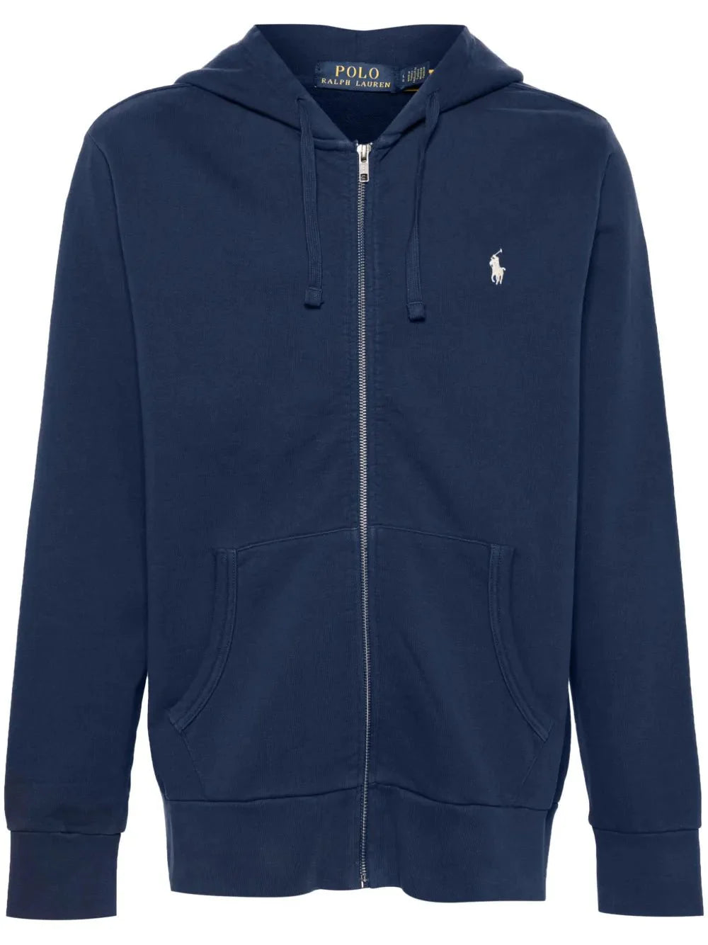 Polo Pony-embroidered cotton hoodie