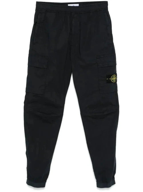 Stone cargo track pants