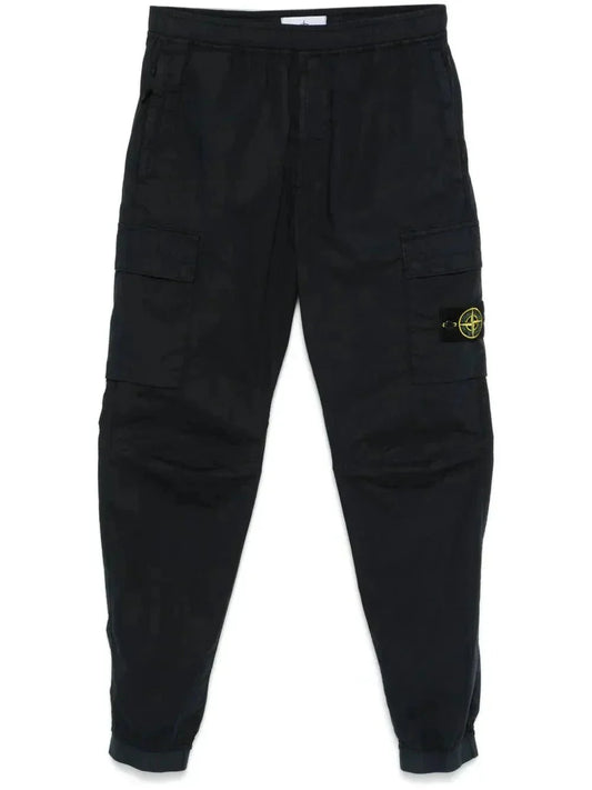 Stone cargo track pants