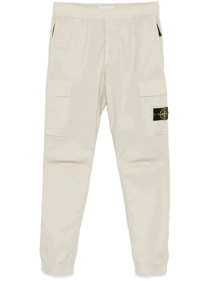 Stone cargo track pants