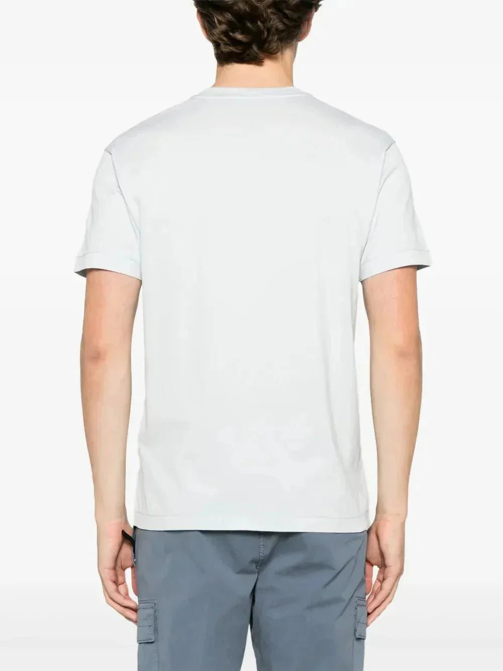 Stone Compass-patch cotton T-shirt