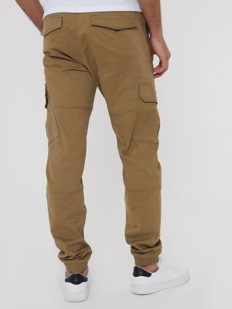 Stone Cotton Jogger Style Cargo Trousers (Pack de 3)