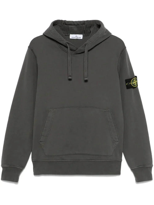Stone hoodie à patch Compass