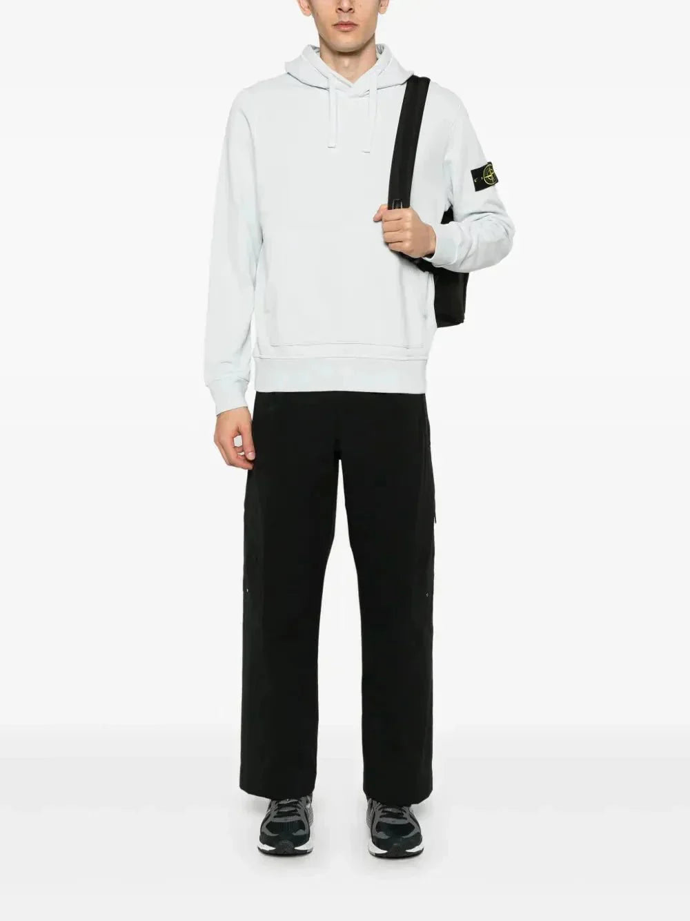 Stone hoodie à patch Compass