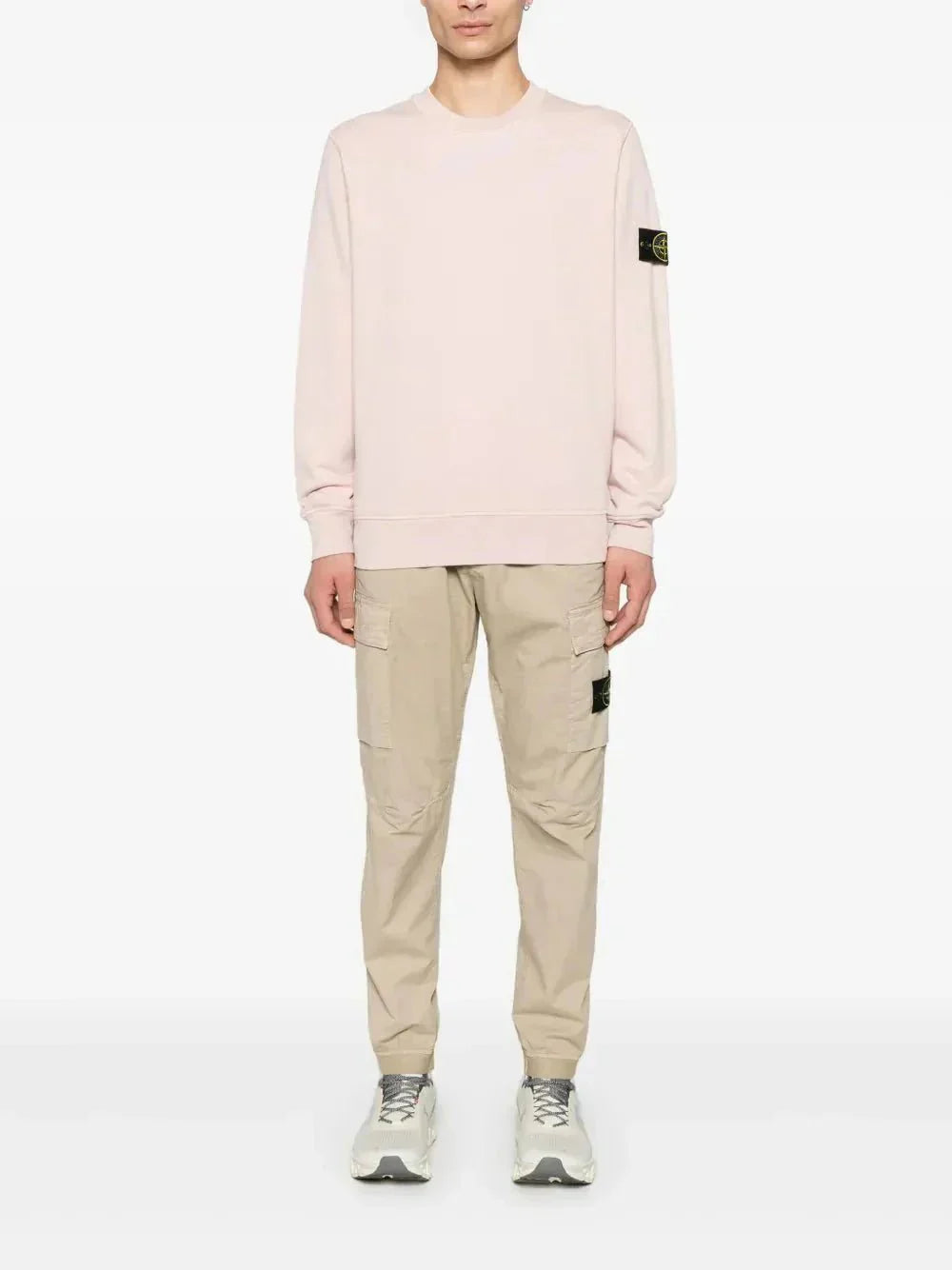 Stone Sweat en coton à patch Compass